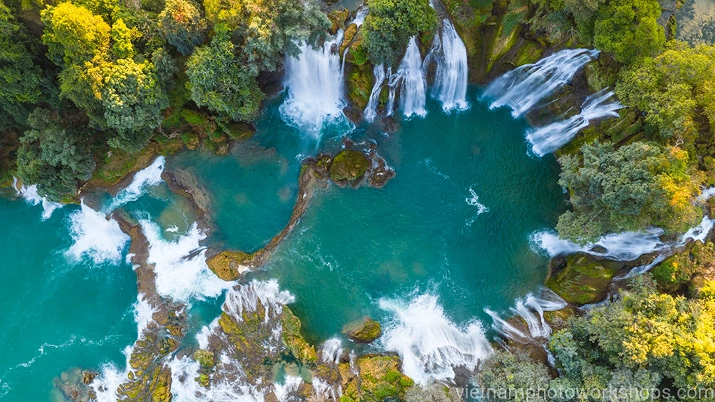 Autumn in Ban Gioc Waterfall